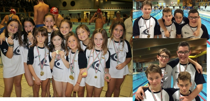 sestina alla 1^ fase del trofeo staffette - Nuoto Club 91 Parma 