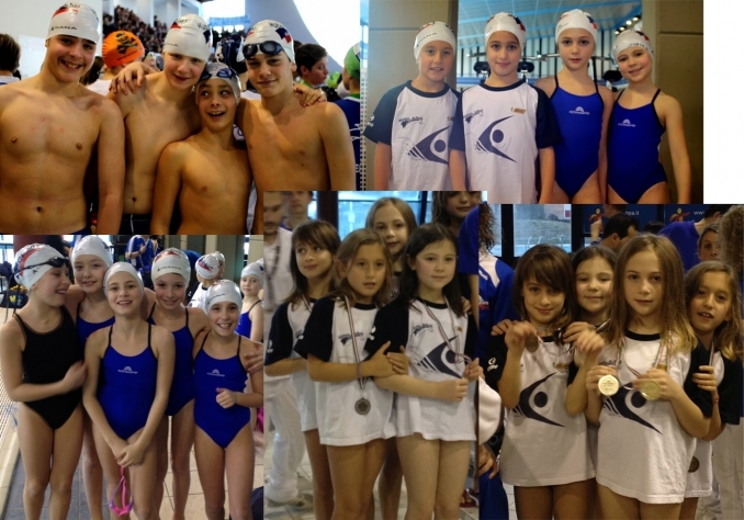 d'oro e d'argento le staffette delle C femmine - Nuoto Club 91 Parma 